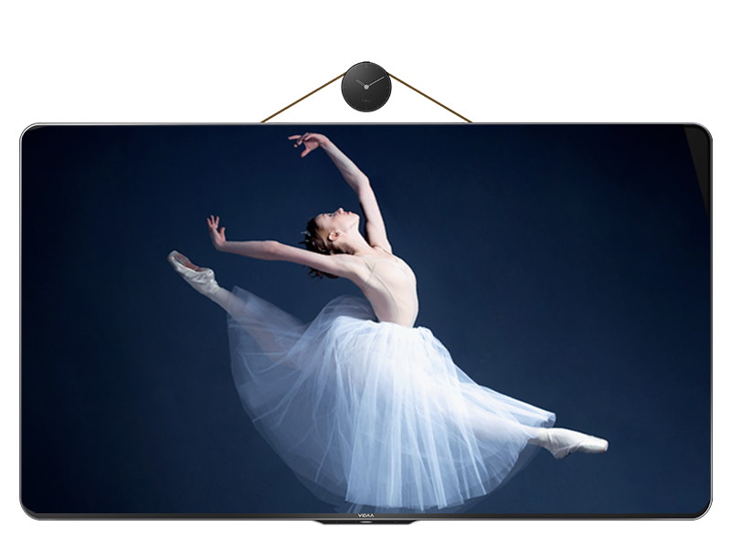 海信旗下Vidda 55V7F 55英寸4K高清智能圆角艺术平板电视
