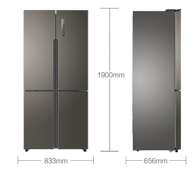 海尔470L超薄十字对开四门电冰箱